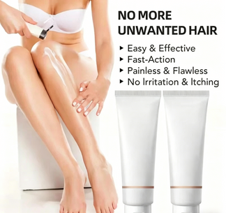 | Painless Hair Removal Cream for Hormonal Facial Hair Dermatologist-Recommended | Smooth, Flawless Skin Without Irritation | Quick & Long- Lasting Results❤❤❤❤